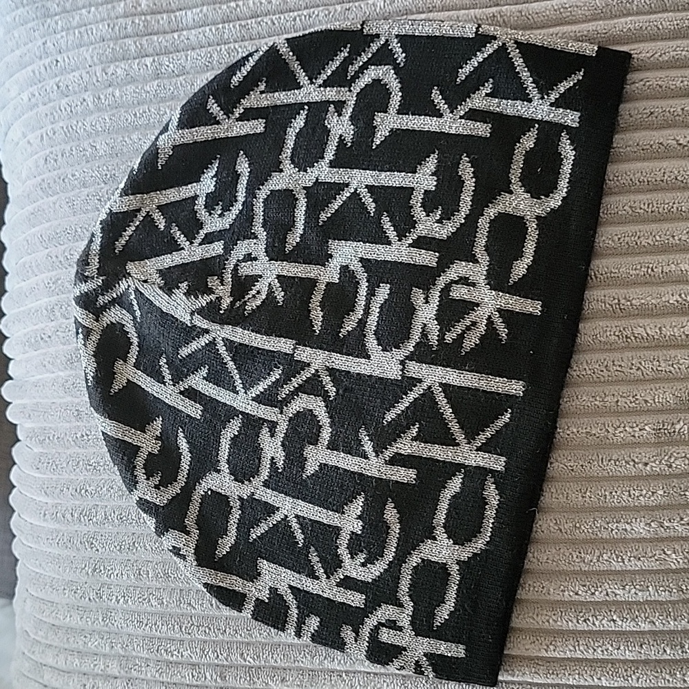 Calvin Klein black and silver hat